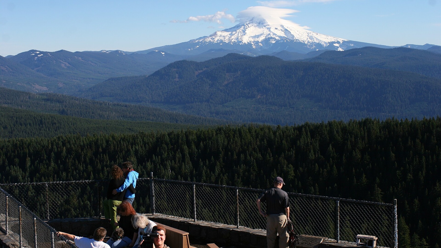 Larch Mountain Trail, Oregon: Viewpoint, Road Access and One-Way Route