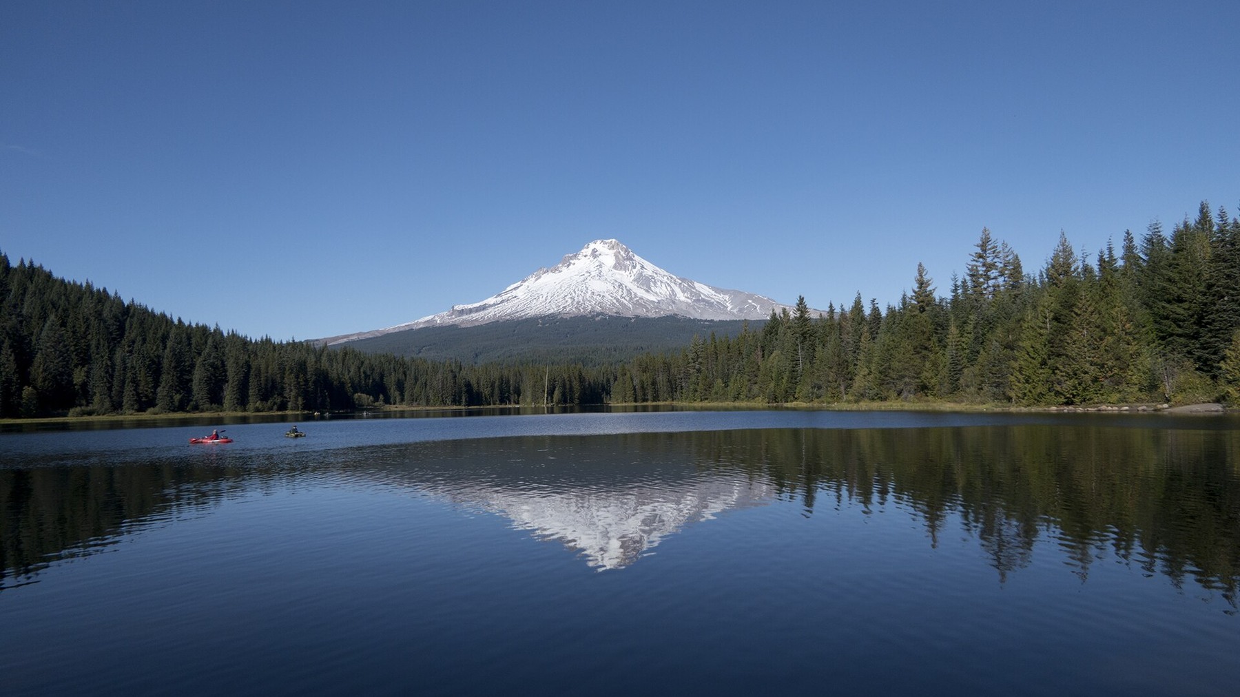 Trillium Lake Trail: Summer Loop vs. Winter Snow Route